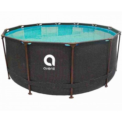 Piscina rotunda Jilong Rattan Frame Plus