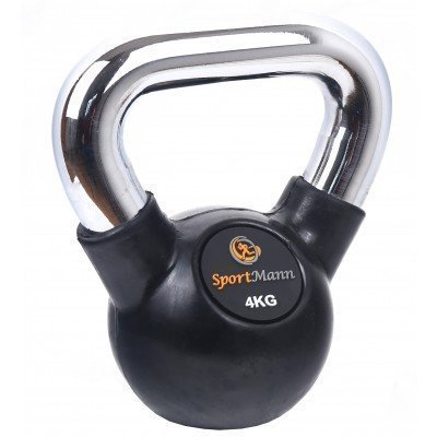 Greutate cauciucata Sportmann Kettlebell 4 Kg