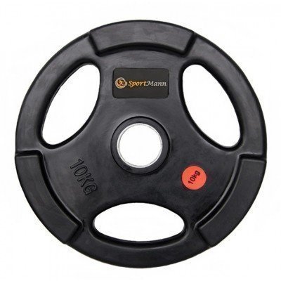 Greutate cauciucata cu maner Sportmann 10 Kg