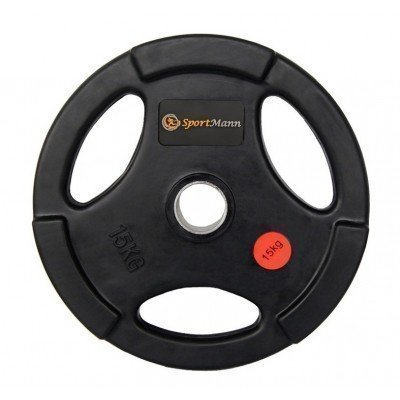 Greutate cauciucata cu maner Sportmann 15 Kg