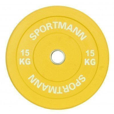 Greutate cauciucata Sportmann Bumper Plate 15 Kg