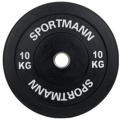 Greutate cauciuc Sportmann Bumper Plate 10 Kg - 51mm