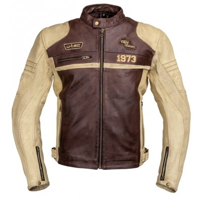 Geaca moto barbati piele W-Tec Retro