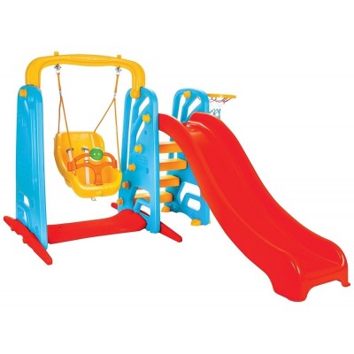 Ansamblu de joaca Pilsan Cute Slide and Swing Set