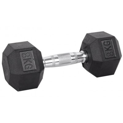 Gantera hexagonala inSPORTline Hexsteel 8 kg