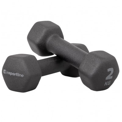 Gantere neopren inSPORTline ON-X Renbell 2 x 2 Kg