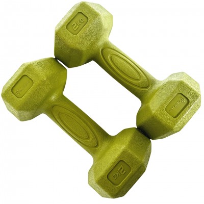 Set gantere hexagonale FitTronic 2 x 2 Kg