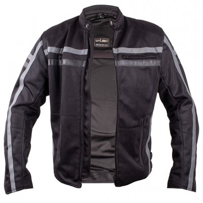 Geaca moto piele W-TEC Bellvitage Crow