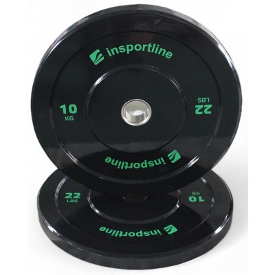 Greutate cauciucata inSPORTline Bumper Plate Lite 10 Kg