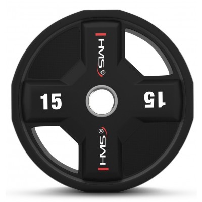 Greutate olimpica cauciucata HMS TPC02 15 Kg