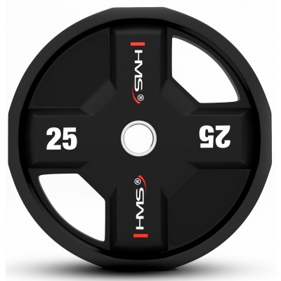 Greutate olimpica cauciucata HMS TPC02 25 Kg