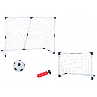 Poarta fotbal 2in1 cu minge si pompa Globo