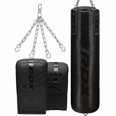 Sac de box cu manusi si lant RDX 152cm