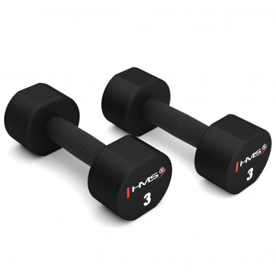 Set gantere TPU HMS HPT03 2 x 3 Kg