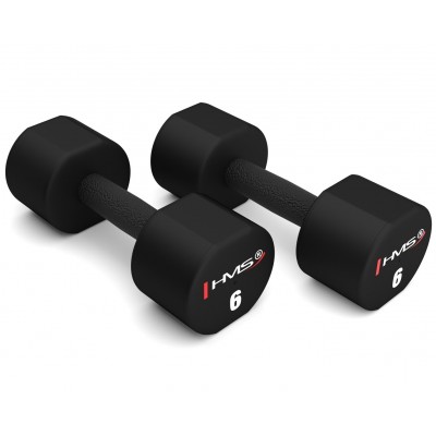 Set gantere TPU HMS HPT06 2 x 6 Kg