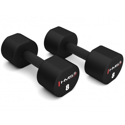 Set gantere TPU HMS HPT08 2 x 8 Kg