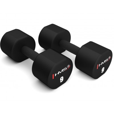 Set gantere TPU HMS HPT09 2 x 9 Kg
