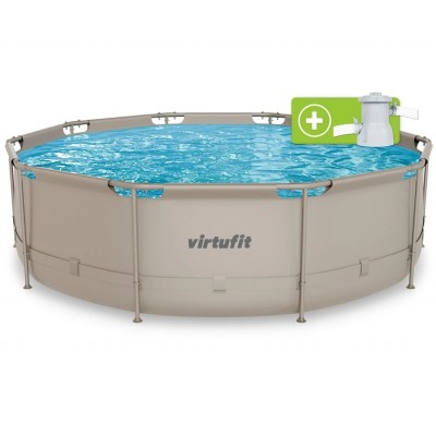 Piscina rotunda Virtufit Beige 366cm