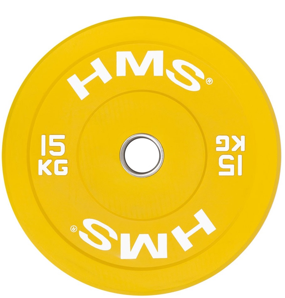 Greutate olimpica Bumper Plate HMS CBR15 15 Kg