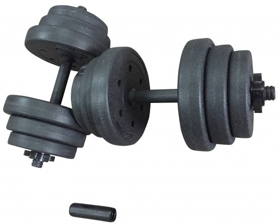 Set gantere reglabile ciment Dayu Fitness 32 kg