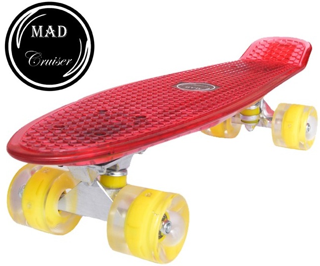 Pennyboard iluminat Mad Cruiser Full Led