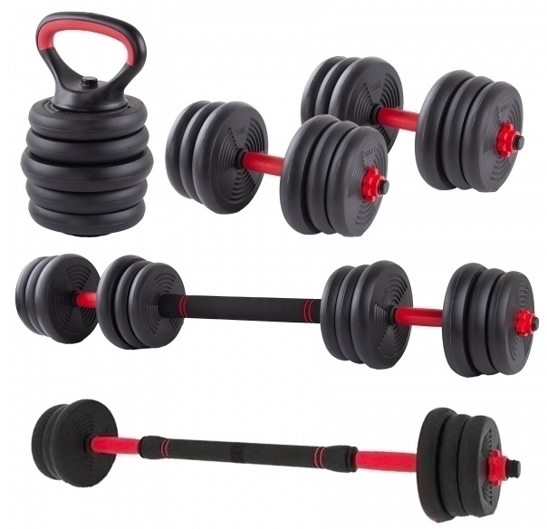 Set greutati fitness 6in1 FitTronic 20 kg