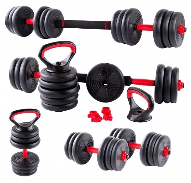 Set greutati fitness 6in1 FitTronic 40 kg