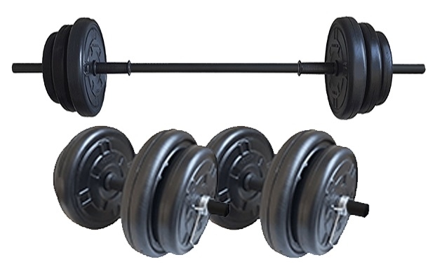 Set haltera si gantere Fittronic 35 Kg