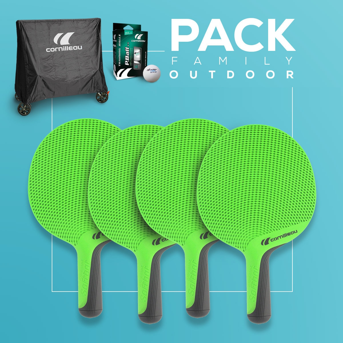 Set tenis de masa Cornilleau Family Outdoor