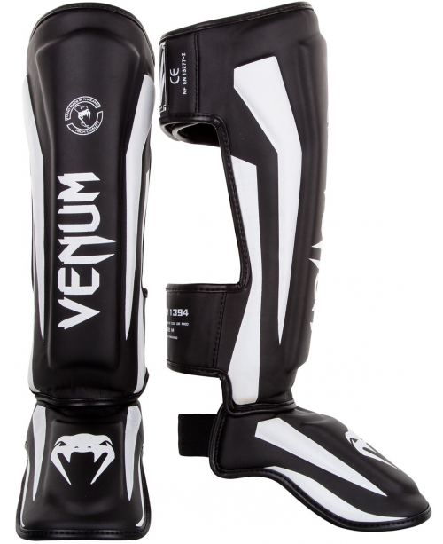 Tibiere Venum Elite Standup Negru/Alb